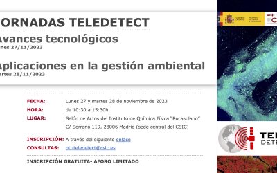 Jornadas Teledetect 2023 Avances y Aplicaciones